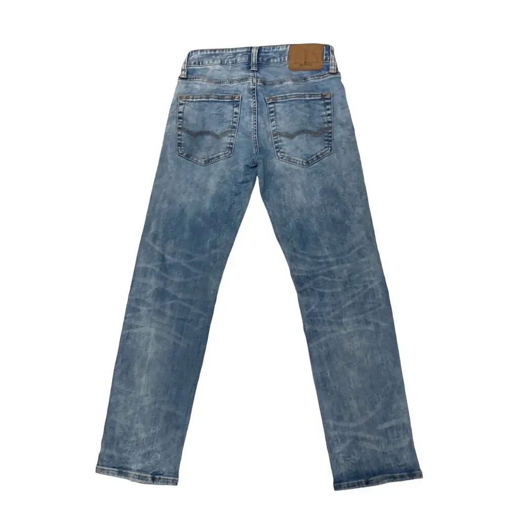American Eagle Extreme Flex Slim Straight Light Wash Denim Jeans Size 26x28